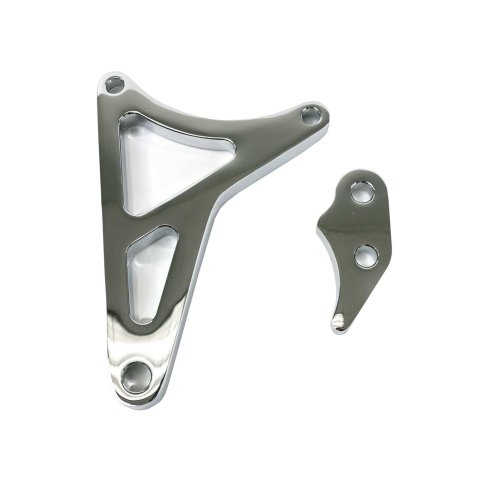 Top Street Performance Alternator Brackets JM9111C ALUMINUM ALTERNATOR BRACKET KIT - FORD 289-302, CHROME