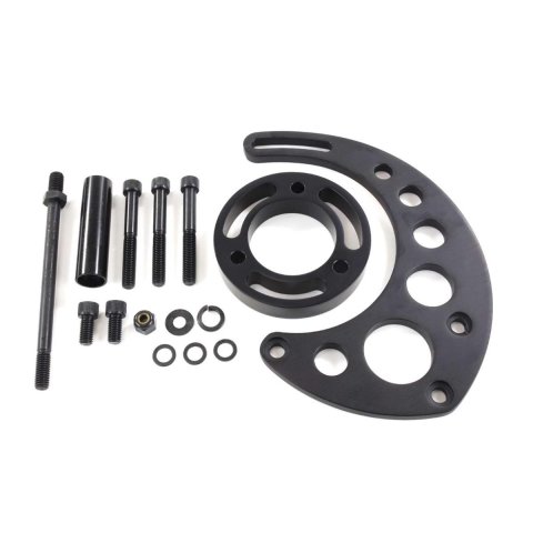 Top Street Performance Alternator Brackets JM9123BK CHEVY BB LWP, ALUMINUM ALTERNATOR BRACKET KIT, BLACK