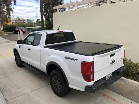 Truck Cover USA American Roll Tonneau Covers CR167MT Covers, Roll, Retractable, Hard Style, Aluminum, Black Powdercoated, 6 ft. Bed Length, Ford, Each