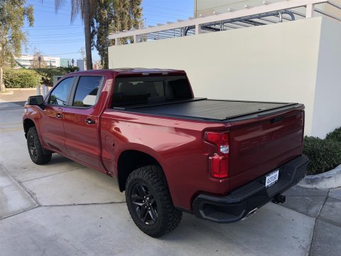 Truck Cover USA American Roll Tonneau Covers CR204 Covers, Roll, Retractable, Hard Style, Aluminum, Black Textured, 5.75 ft. Bed Length, GMC, Each