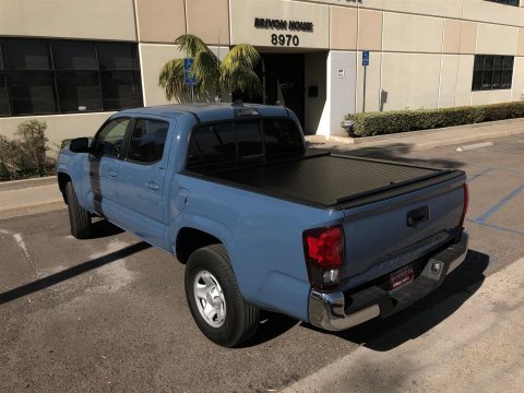 Truck Cover USA American Roll Tonneau Covers CR443 Covers, Roll, Retractable, Hard Style, Aluminum, Black Textured, 5 ft. Bed Length, Toyota, Each