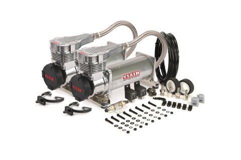 VIAIR 485C Generation 2 Dual Performance Air Systems 48532 Compressors, System, 12 V DC, 44 amps, 200 psi, Two Platinum Compressors, Kit