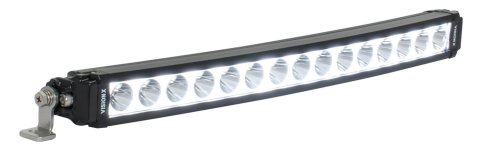 Vision X XPL Curved Halo Series 5,618 Lumens 20 Inch LED Light Bar 2520717 Auxiliary Lights, Bar, 20.00 in., Rectangular, 15 White LEDs, Aluminum Housing, Black, 75 Watts, Lumens, Each