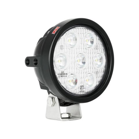 Vision X Utility Market Xtreme Series LED Lights 9118215 Light Pod, Light, Round, Flood, 35 watts, 3.80 amps, White Bulb, Clear Lens, Black Housing, 4.490 in. Diameter, Each