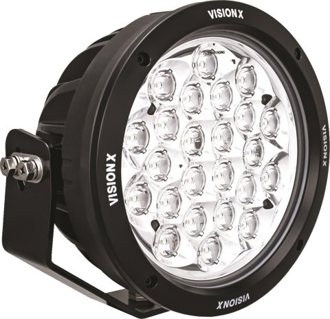 Vision X LED Cannon Series Auxiliary Lights 9907512 Lights, Canon Series, Multi-LED Driving, 8.7 in.Round, Black Housing, Clear Lens, 168 watts, Each