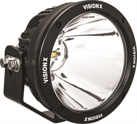 Vision X LED Cannon Series Auxiliary Lights 9907567 Lights, Canon Series, Driving, 6.7 in.Round, Black Housing, Clear Lens, 70 watts, Each