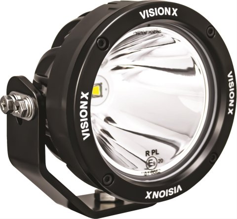 Vision X LED Cannon Series Auxiliary Lights 9907574 Lights, Canon Series, Driving, 4.7 in.Round, Black Housing, Clear Lens, 80 watts, Each