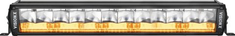 Vision X Shocker Series 7,100/12,840 Lumens 20 Inch LED Light Bar 9932873 Bar, Dual Mode, 20.00 in., Rectangular, 12 White/Amber LEDs, Aluminum Housin