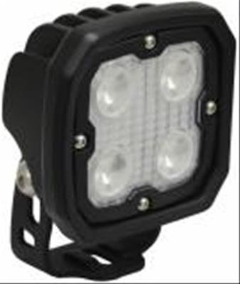 Vision X Duralux Series LED Work Lights 9141527 Auxiliary Light, Work, Flood, 3.93 x 4.25 in., Black Housing, Clear Lens, 20 watt, Each