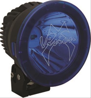 Vision X Auxiliary Light Spot Beam Covers 4003569 Covers, Beam, Round, Polycarbonate, Blue, Logo, 6.700 in. Diameter, Each