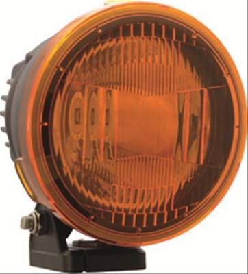 Vision X Auxiliary Light Euro Beam Covers 9157818 Covers, Beam, Round, Polycarbonate, Yellow, Logo, 4.500 in. Diameter, Each