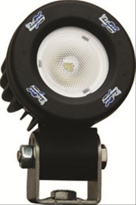 Vision X Solstice Solo Prime LED Pod Lights 4009899 Auxiliary Light, Solstice, Flood, 2.16 x 3.33 in., Black Housing, Clear Lens, White Bulb, 10 watt, Each