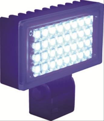 Vision X Utility LED Flood Lights 9121185 Auxiliary Light, Utility, Flood, 3.52 x 3.19 in., Black Housing, Clear Lens, Blue Bulb, 6 watt, Each