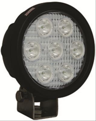 Vision X Lighting Light Bars, Pods and Fog Lights 4004719 Auxiliary Light, Utility Market, LED Spot, 4.49 x 3.97 in., Black Housing, Clear Lens, White Bulb, 35 watt