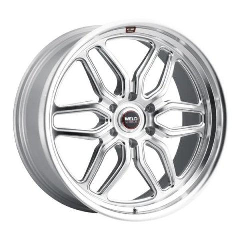 Weld Performance Laguna Street Gloss Silver Machined Wheels 17x11 Wheels, Street, 17.0 in. x 11.0 in., Aluminum, Machined, Silver, 5 x 127mm Bolt Circle, 4.25 in. Backspace, -44.00mm Offset, Each