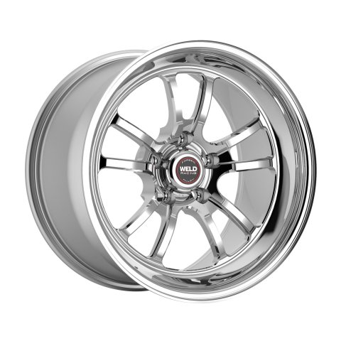 Weld Racing RT-S S70 Forged Aluminum Polished Wheels 18x9.5 Wheel, RT-S, Aluminum, Polished, 18 x 9.50 in., 5 x 4.50 in. Bolt Circle, 5.10 in. Backspace, Each
