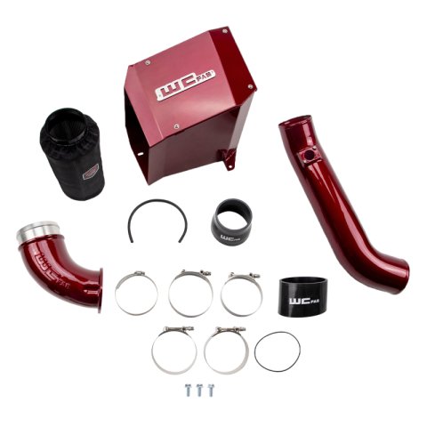 Wehrli 01-04 Duramax LB7 4in Intake Kit w/ Air Box Stage 2 - Sparkle Copper