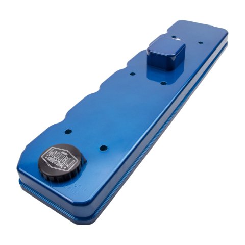 Wehrli 06-18 Cummins WCFab X D&J Precision Billet Valve Cover - Bengal Blue