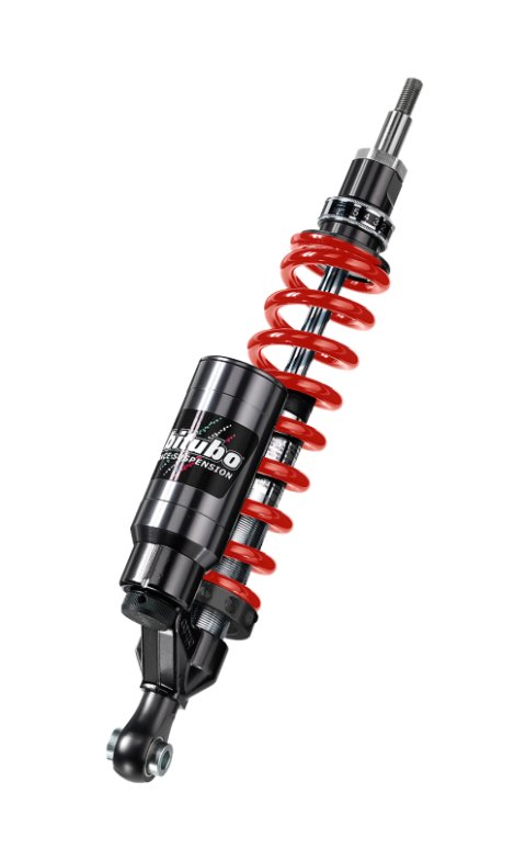 Bitubo WAT1 Monoshock Adjustable: Spring Preload, Rebound, Compression, Length, Red Spring
