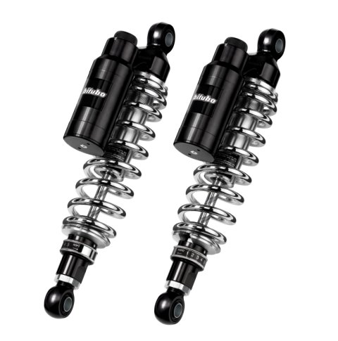 Bitubo WMT1 Twinshocks Adj.: Spring Preload, Reb., Comp., Length 306mm, Piggyback Tank, Dk Edition