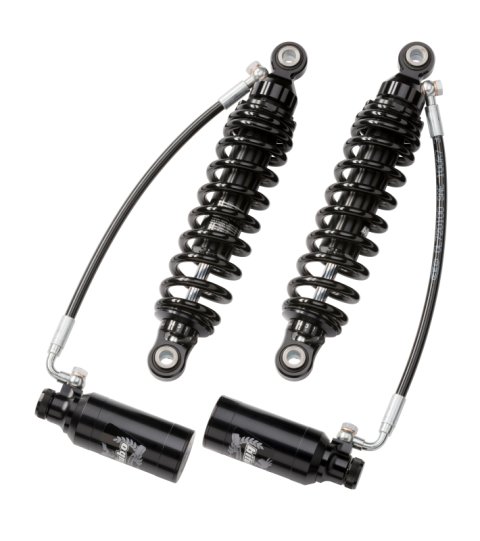 Bitubo Wmm Twinshocks, Adjustable: Spring Preload,Rebound,Compression Length 306mm, Dark Edition