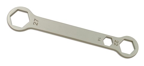 CruzTOOLS Combo Axle Wrench 14mm x 22mm x 27mm