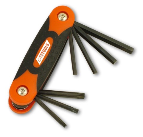 CruzTOOLS Folding Hex/Torx Key Set for Harley-Davidson Motorcycles