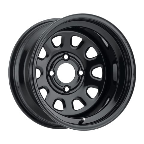 ITP Delta Steel 14x7 / 4x137 BP / 12mm Offset Black Wheel
