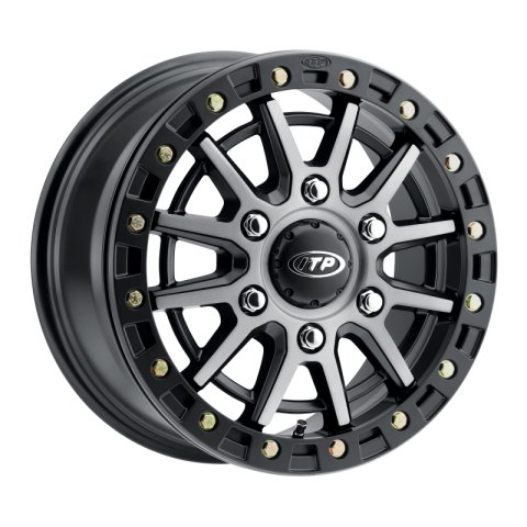 ITP SD10 Beadlock 16x7 / 6/5.5 BP / 78.9mm Offset Grey w/ Black Ring Wheel