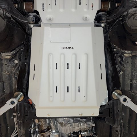 Rival 2015-Present Ford F150 Aluminum Transmission Catalytic Converter Skid Plate