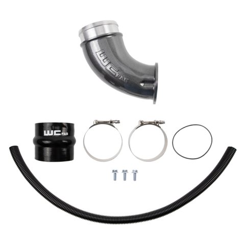 Wehrli 01-04 Duramax LB7 4in High Flow Intake Horn - Deore Gold