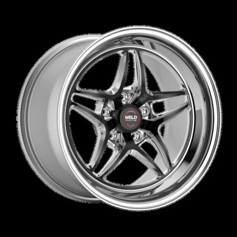 Weld S81 20x10 / 5x115 BP / 4.8in. BS (-18mm Offset) Black Wheel 3.18 ID (High Pad)