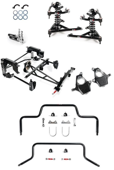 QA1 Level 2 Full Vehicle Handling Suspension Kits for 1999-2006 SIERRA 1500, SILVERADO 1500 - HK02-GMT05 Packages, Handling, Front/Rear Coilover System, Front/Rear Sway Bars, Spindles, Chevy, GMC, Short Bed, Kit