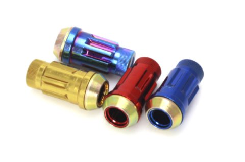 Wheel Mate Muteki SR45R Lug Nut Kit Lock Set 12x1.5 45mm - Burned Titanium