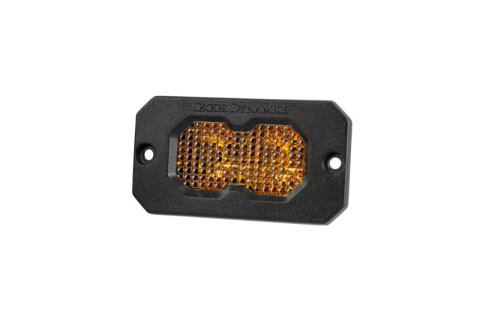 Diode Dynamics C2 2.0 Max Yellow Flood Flush ABL (Single)