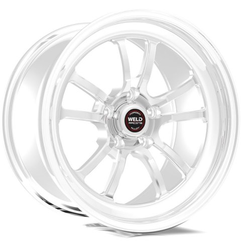 Weld S70 18x12 / 5x4.75 BP / 8.6in. BS Polished Wheel (High Pad) - Non-Beadlock