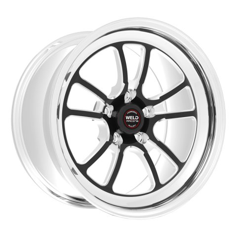 Weld S70 15x11 / 5x115 BP / 6.5in BS Black Wheel - Non-Beadlock