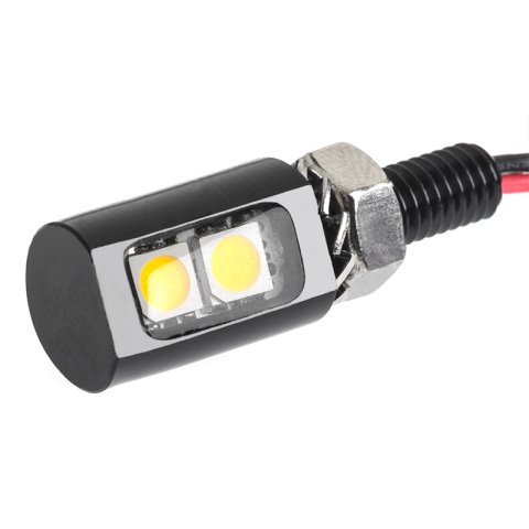 Artec Industries Mini Led License Plate Bolt - Stud Mount - Cool White w/ Black Housing (1 Light)