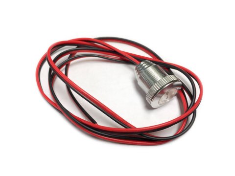 Artec Industries Led Bolt Light - 1 Watt Amber Aluminum 16Mm Silver (1 Light)