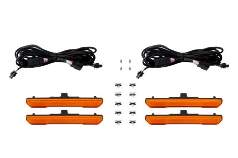 Diode Dynamics 2024 GMC Sierra/Canyon LED Sequential Sidemarkers - Amber