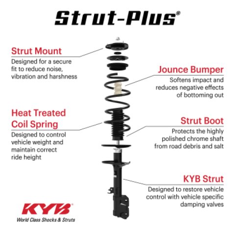 KYB 09-13 Infiniti G37 RWD Coupe (Exc. IPL / w/o 4 Wheel Steering) Strut-Plus Assembly - Front Right