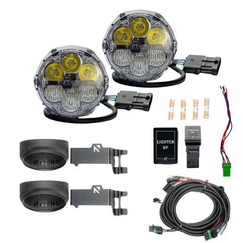 Nacho Lighting Toyota SAE Combo Plug N Play Fog Light Kit - White