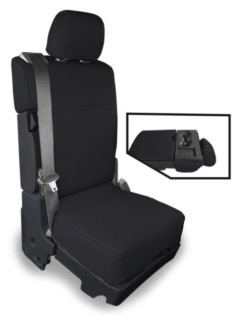 PRP 2015+ Ford F150 / 2017+ Super Duty Center Jump Seat Cover w/ Upper Console - Blue