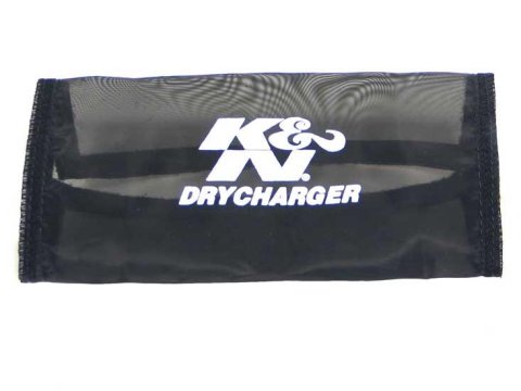 K&N Drycharger Wrap Black 7.125in W 7.125in L