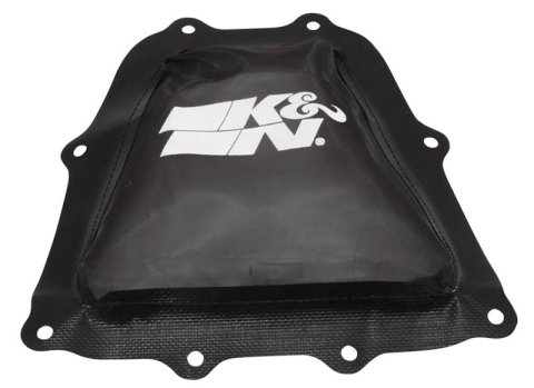 K&N Drycharger Wrap Black 7.313in L 7.25in W 1.313in H