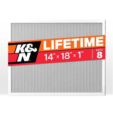 K&N HVAC Filter 14 X 18 X 1 Merv 8