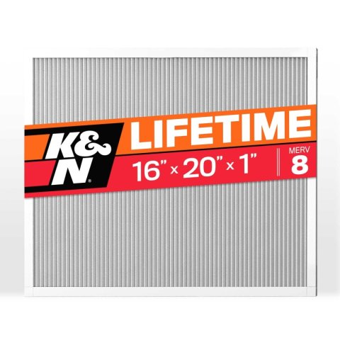 K&N HVAC Filter 16 X 20 X 1 Merv 8