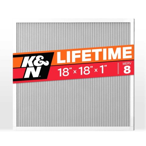K&N HVAC Filter 18 X 18 X 1 Merv 8