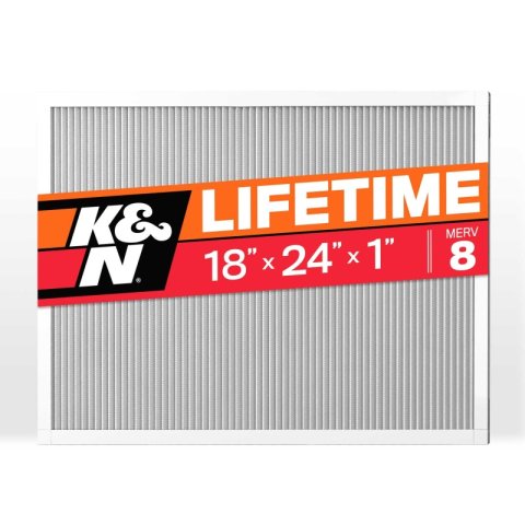 K&N HVAC Filter 18 X 24 X 1 Merv 8