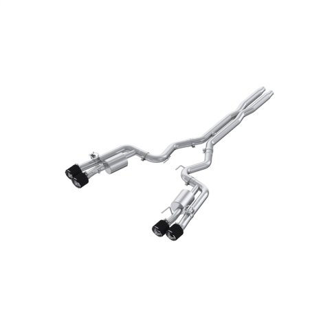 MBRP 2024 Ford Mustang Dark Horse 3in Dual Split Rear Exit Exhaust w/ Quad CF Tips - T304